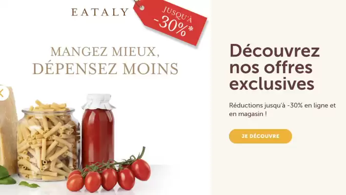 Catalogue Eataly (valable jusqu'au 6-07)