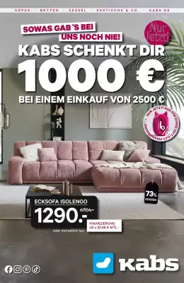 Kabs Polsterwelt Prospekt (gültig bis 24-07)