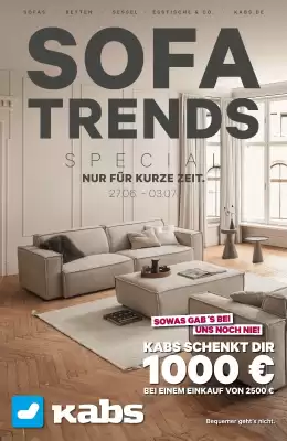 Kabs Polsterwelt Prospekt (gültig bis 3-07)