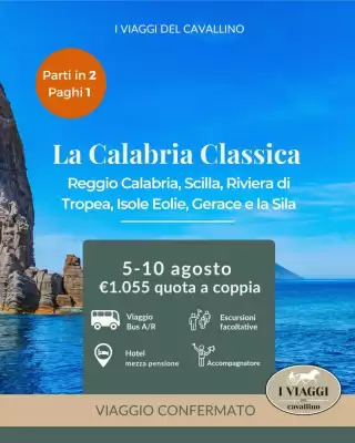 Volantino I Viaggi del Cavallino (valido fino al 10-08)