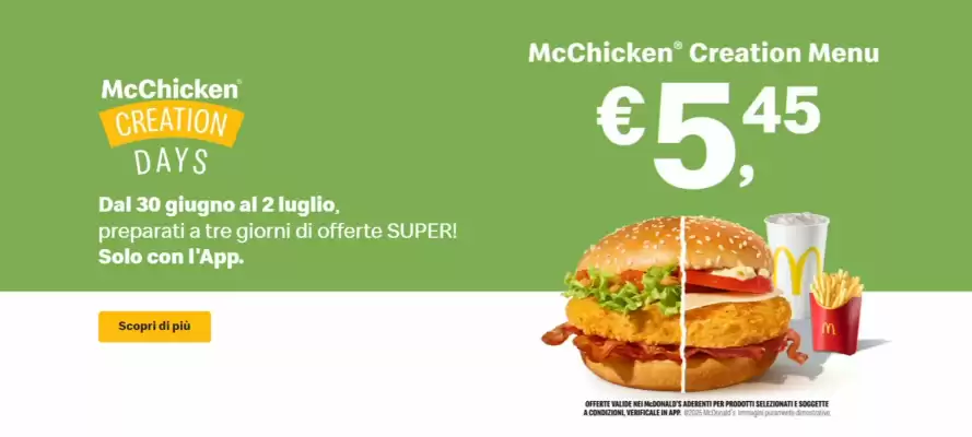 Volantino McDonald's (valido fino al 2-07)