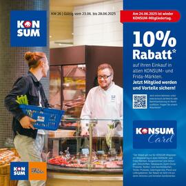 KONSUM Prospekt woche 26 Seite 1