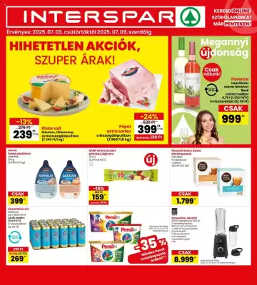 Interspar akciós újság