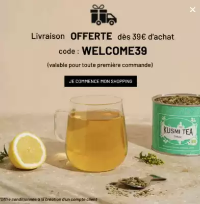 Catalogue Kusmi Tea (valable jusqu'au 13-07)