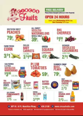 Circus Fruits Weekly Ad (valid until 1-07)
