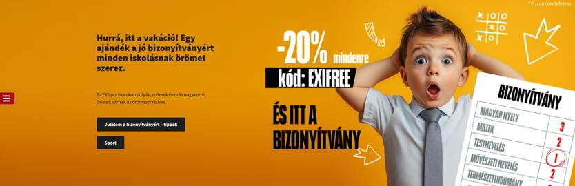 Exisport akciós újság Oldal 1
