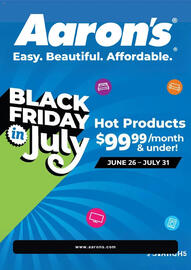 Aaron's Weekly Ad Page 1