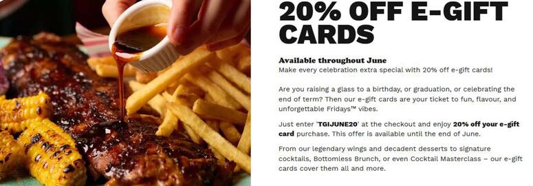 T.G.I. Friday's leaflet Page 1