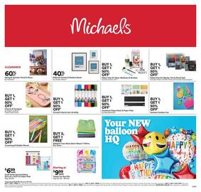 Michaels flyer week 26 Page 1