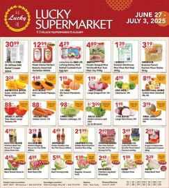 Lucky Supermarket flyer week 26 Page 1