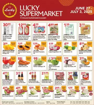 Lucky Supermarket flyer (valid until 4-07)
