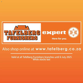 Tafelberg Furnishers catalogue Page 1