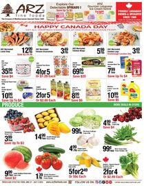 Arz Fine Foods flyer week 26 Page 1
