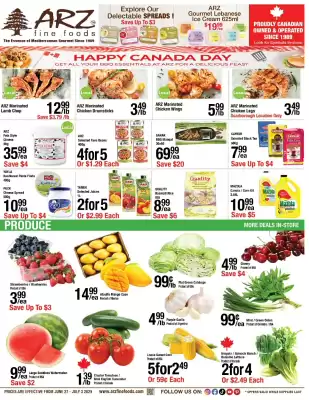 Arz Fine Foods flyer (valid until 3-07)