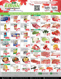 Ethnic Supermarket flyer week 26 Page 1