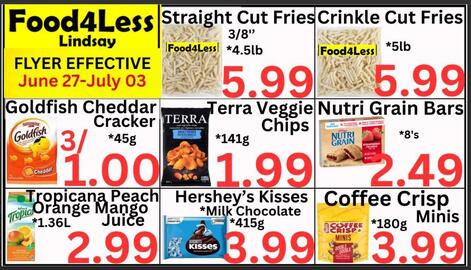 Food 4 Less Canada flyer week 26 Page 1