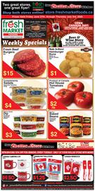 Fresh Market Foods flyer week 26 Page 1