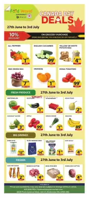 Food World Supermarket flyer (valid until 3-07)