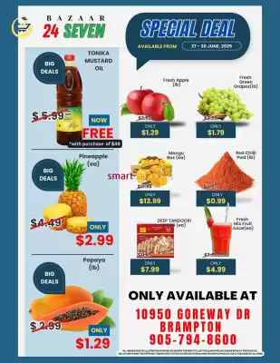 Bazaar 24 Seven flyer (valid until 3-07)
