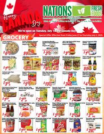 Nations Fresh Foods flyer week 26 Page 1