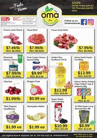Oma Fresh Foods flyer week 26 Page 1