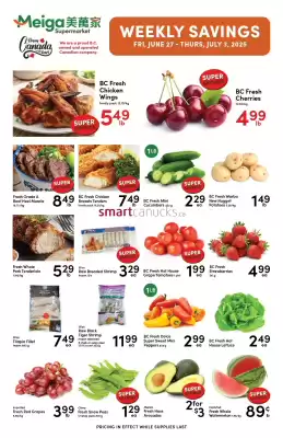 Meiga Supermarket flyer (valid until 3-07)