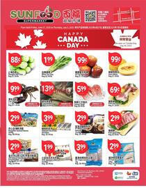 SunFood Supermarket flyer week 26 Page 1