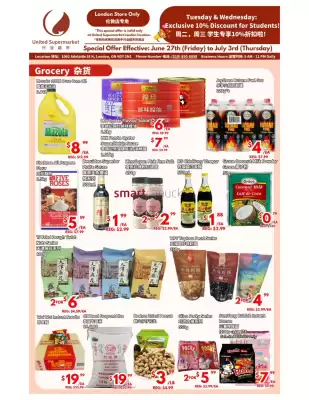 United Supermarket flyer (valid until 3-07)