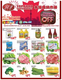 Top Food Supermarket flyer week 26 Page 1