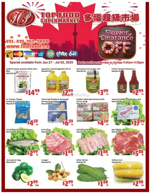 Top Food Supermarket flyer (valid until 3-07)