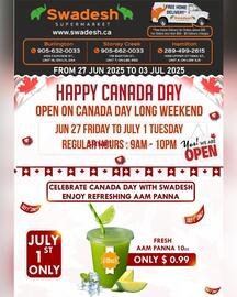 Swadesh Supermarket flyer week 26 Page 1