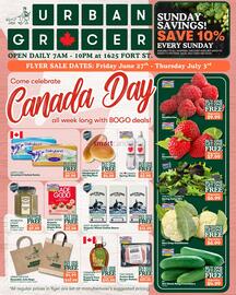 Urban Grocer flyer week 26 Page 1