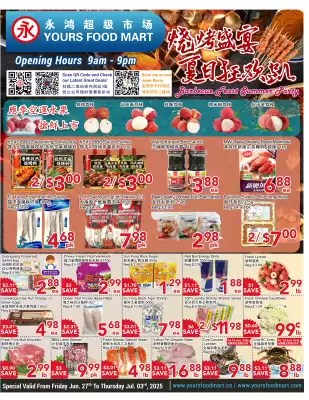 Yours Food Mart flyer (valid until 3-07)