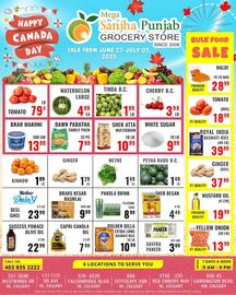 Mega Sanjha Punjab Grocery Store flyer week 26 Page 1
