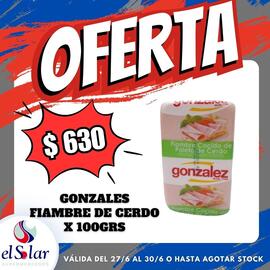 Catálogo El Solar Supermercados Página 1