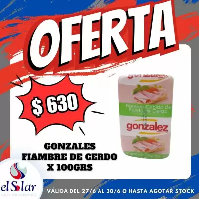 Catálogo El Solar Supermercados (válido hasta 30-06)