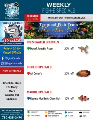 Big Al&#x27;s Pets flyer (valid until 3-07)