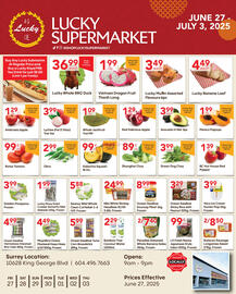 Lucky Supermarket flyer week 26 Page 1