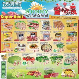 Sunny Food Mart flyer week 26 Page 1