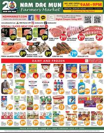 Nam Dae Mun Farmers Market Weekly Ad week 26 Page 1