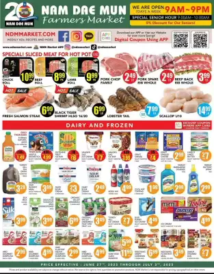 Nam Dae Mun Farmers Market Weekly Ad (valid until 3-07)