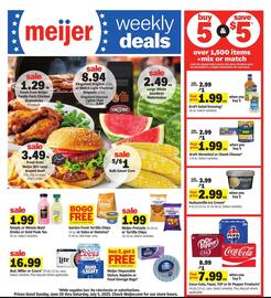Meijer Weekly Ad week 27 Page 1