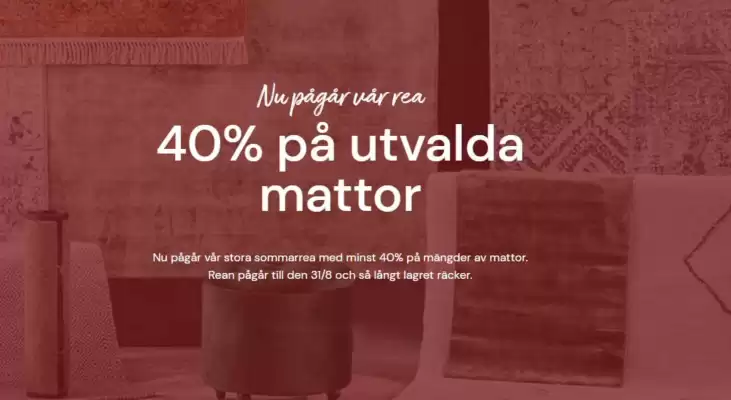 Matt-tema reklamblad (giltig till och med 31-08)