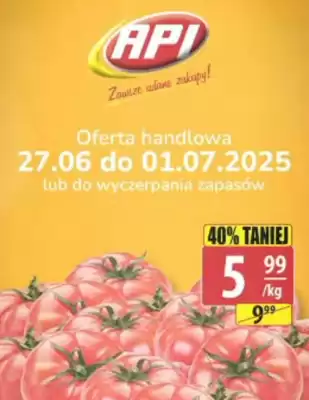 API MARKET gazetka