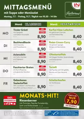 Interspar Restaurant Flugblatt (gültig bis 11-07)