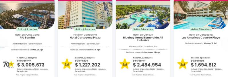 Catálogo Viajes Éxito Página 2