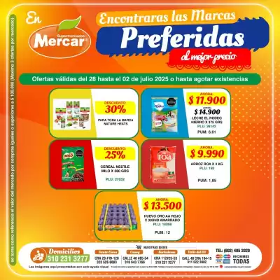 Catálogo Mercar (válido hasta 2-07)