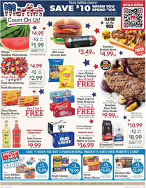 Martin's Weekly Ad week 27 Page 1