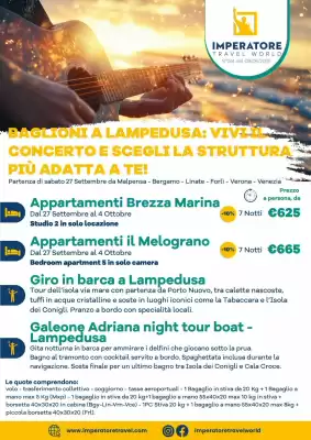 Volantino Imperatore Viaggi (valido fino al 4-10)