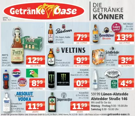 Getränke Oase Prospekt (gültig bis 5-07)